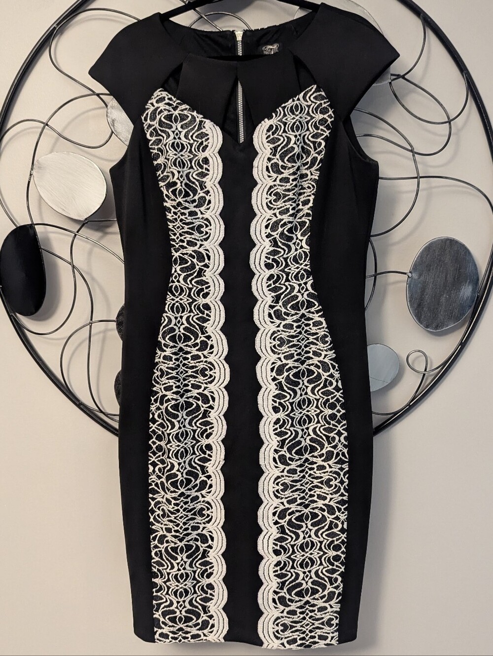 Jax Black & White Dress - Sz. 14